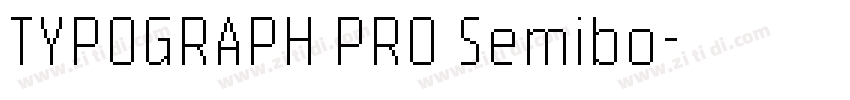 TYPOGRAPH PRO Semibo字体转换